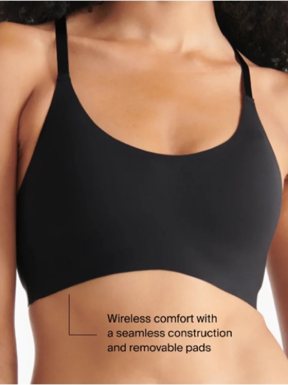 Knix Knixy Lace Racerback bralette, in the color Daylight - Picture 5 of 8